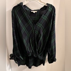Casual Plaid Women’s Dress Top